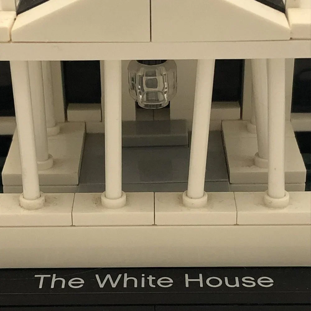 Lego Architecture White House 21006 Built Missing Flag